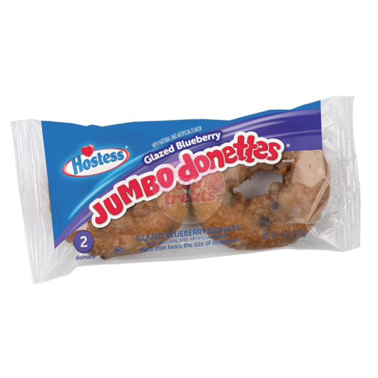Hostess Glazed Blueberry Jumbo Donettes 2 Pack - 113g