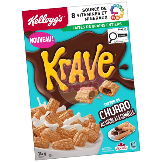 Krave Cinnamon Sugar Churro Cereal - 314g