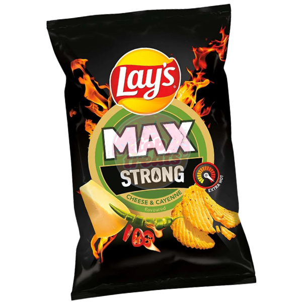 Lay Max Strong Cheese & Cayenne - 120g
