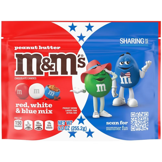 M&M's Peanut Butter Red White Blue - 255g