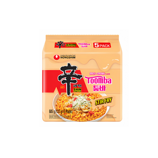 Nongshim Ramyun Toomba 5 Pack - 5 x 137g Packs