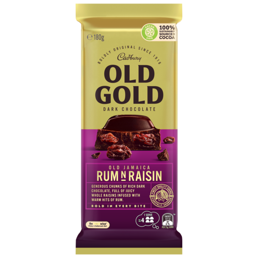 Cadbury Old Gold Rum & Raisin - 180g