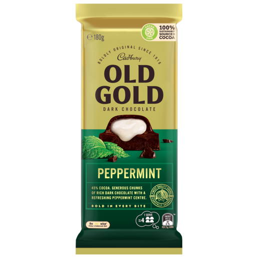 *BB-31/07/25* Cadbury Old Gold Peppermint - 180g
