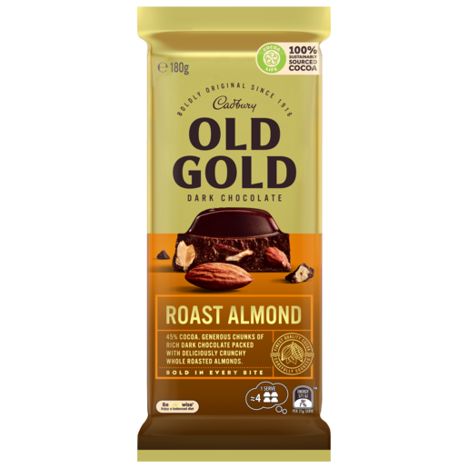 Cadbury Old Gold Roast Almond - 180g