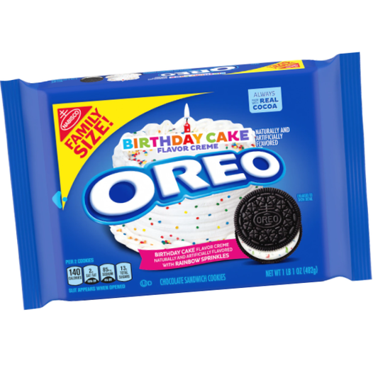 Oreo Birthday Cake Family Size - 482g