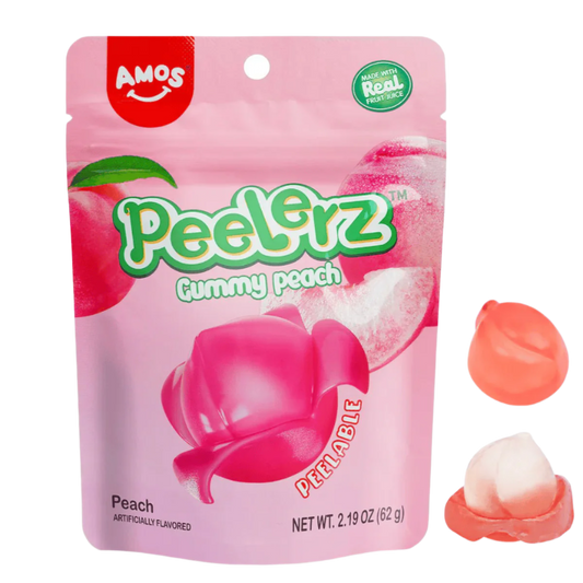 Amos Peelerz Peelable Peach Gummies