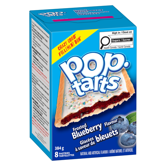Pop Tarts Frosted Blueberry 8 Pack - 384g
