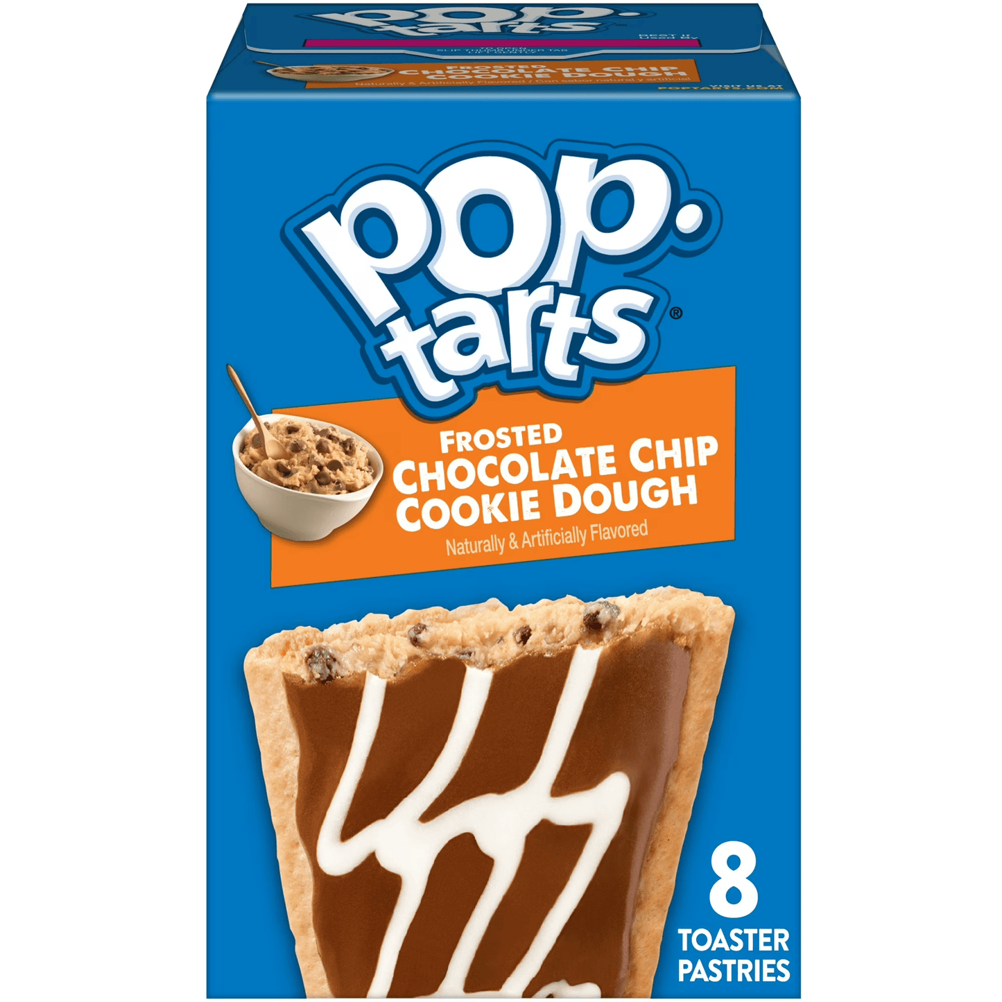 Pop Tarts Frosted Chocolate Chip Cookie Dough 8 Pack - 384g USA Import