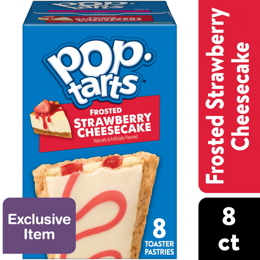 Pop Tarts Frosted Strawberry Cheesecake 8 Pack - 384g USA Import