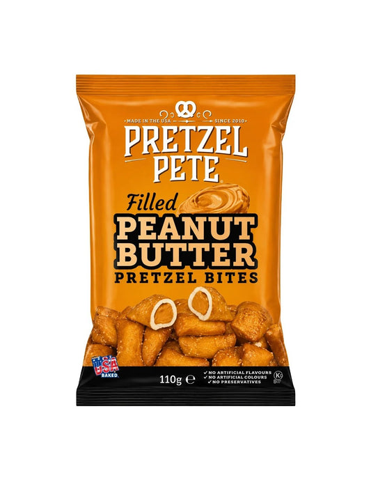 Pretzel Pete Peanut Butter Filled Bites - 110g