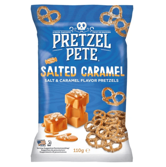 Pretzel Pete Salted Caramel Mini Twists - 110g