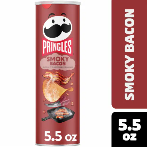 Pringles Smoky Bacon - 156g