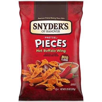 Snyder's Hot Buffalo Wing Pretzel Pieces - 110g