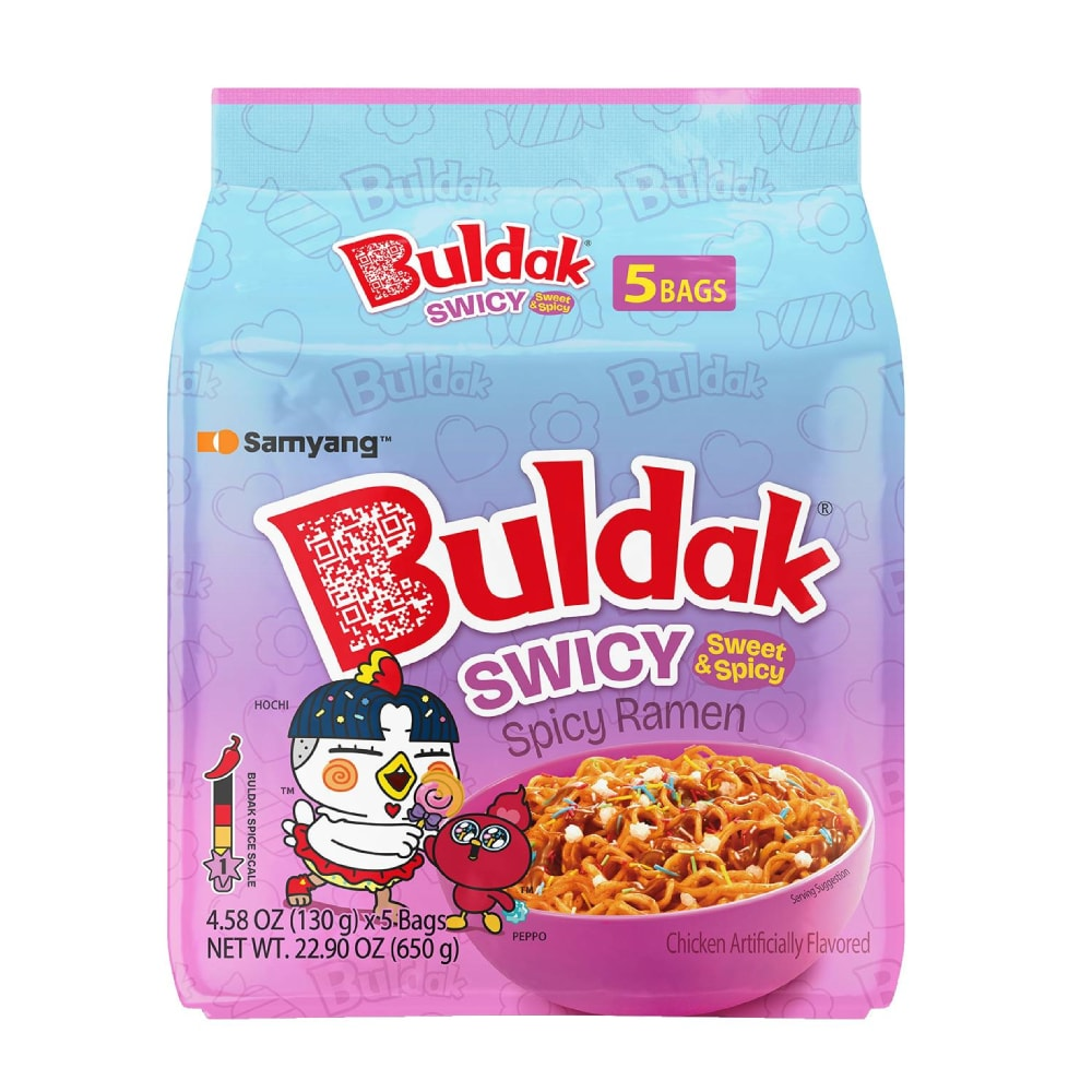 Samyang Swicy Buldak Noodles 5 Pack - 650g