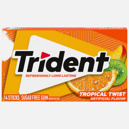 Trident Chewing Gum - Tropical Twist