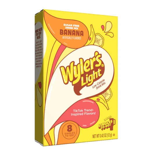 Wyler's Light Watertok Banana Singles to Go - 6 Sachets